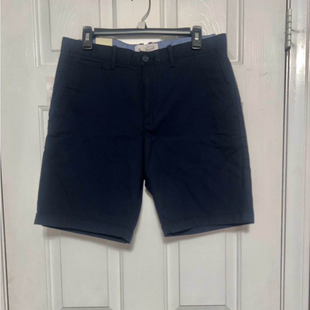 Original Penguin Dark Blue Flat Front Shorts